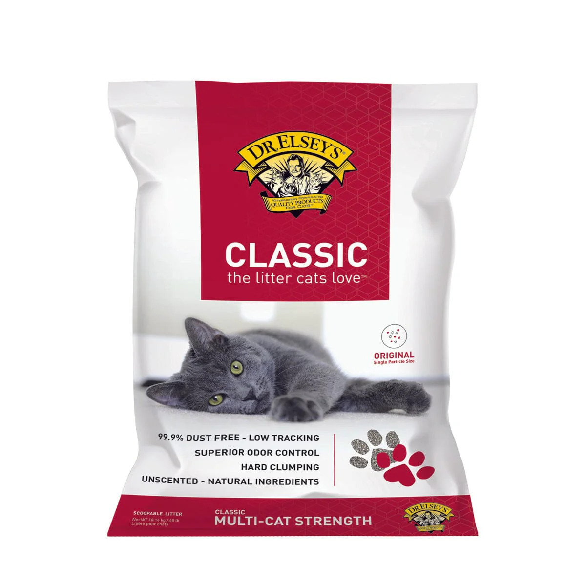 Dr. Elsey's Classic Unscented Multi-Cat Clumping Clay Cat Litter - Image 2