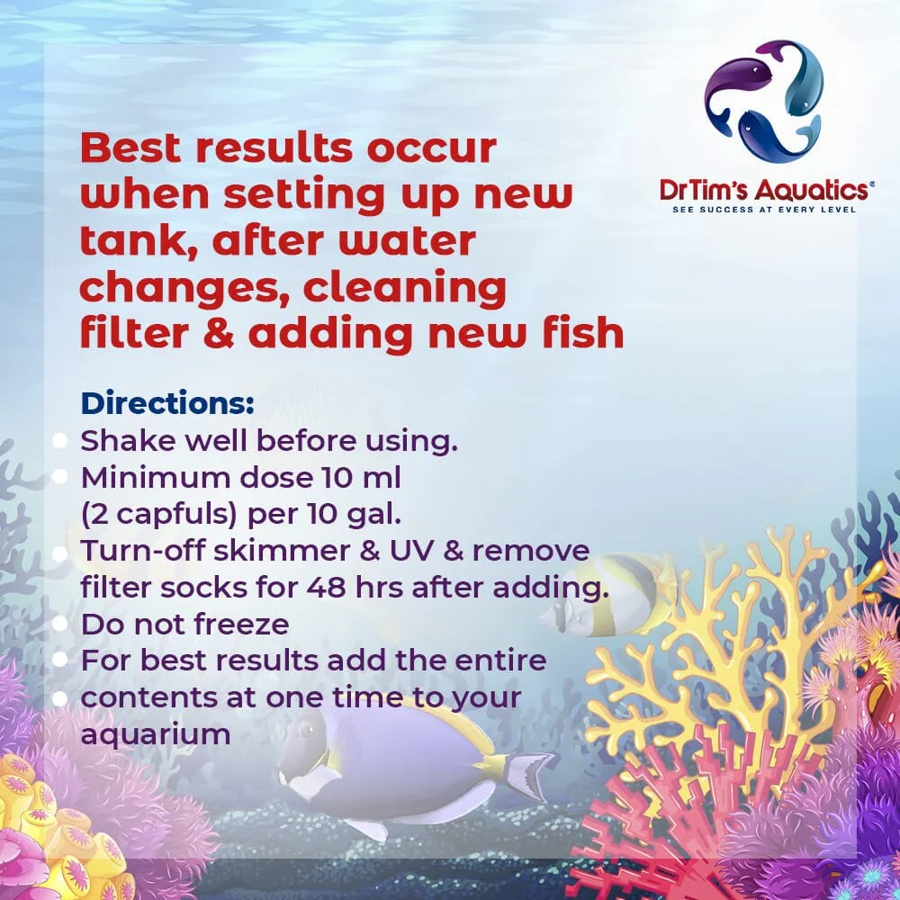 Dr Tim's Aquatics One and Only Live Nitrifying Bacterial Reef Solution - (240GAL) - 16 Oz - Image 4