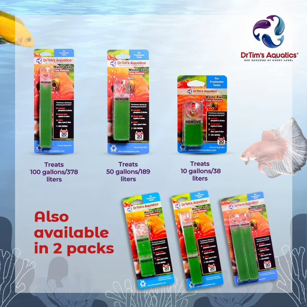 Dr Tim's Aquatics Waste-Away Time Release Gel Freshwater Clarifer - Medium - (30GAL) - 2 Pack - Image 5