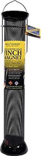 Droll Yankees Onyx Clever Clean Screen Finch Wild Bird Feeder - Black - 2 Lbs Cap