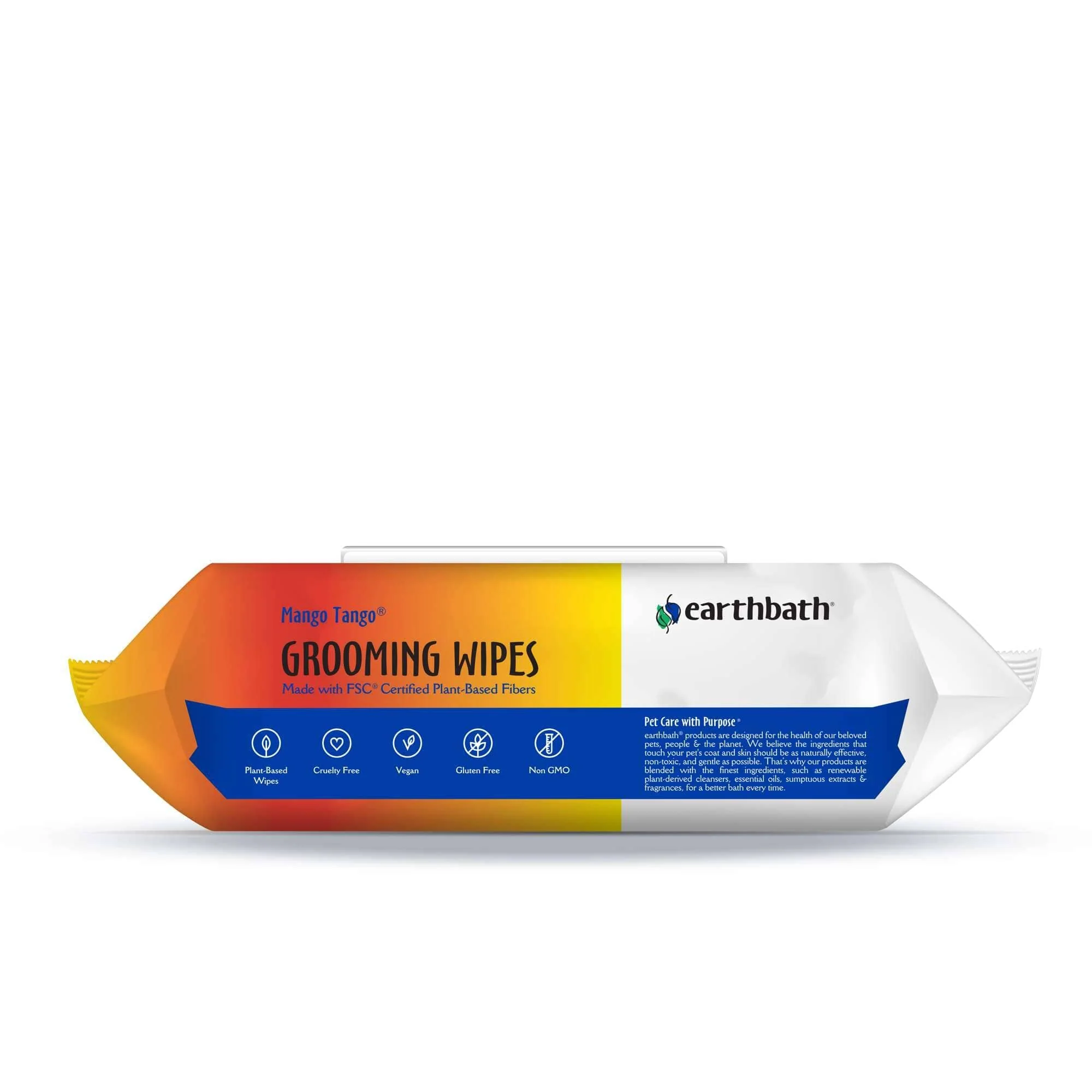 Earthbath® Mango Tango® Pet Grooming Wipes - Cleans & Conditions - 100 Count - Image 3