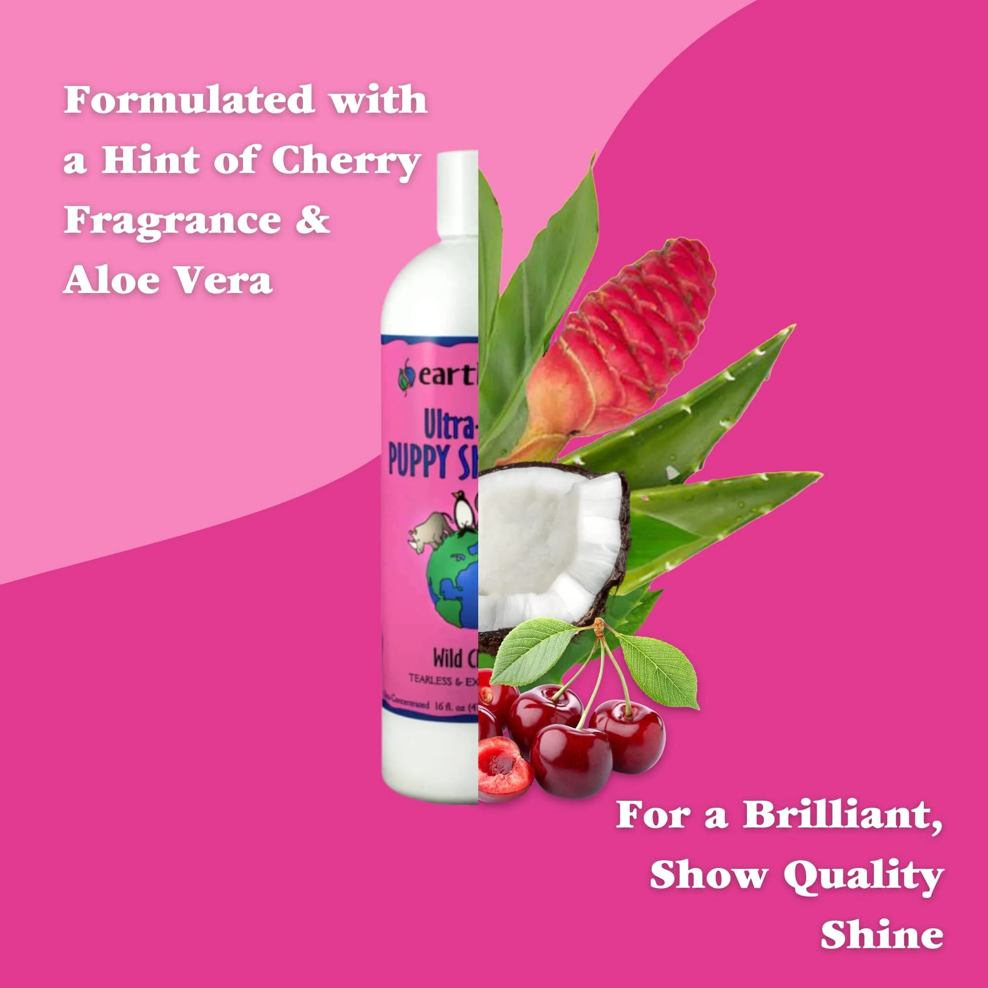 Earthbath® Wild Cherry Ultra-Mild Puppy Shampoo - 16 Oz - Image 3