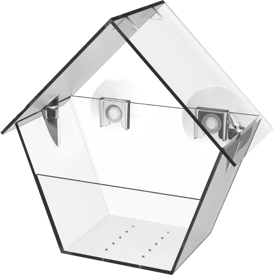 Esschert Design House Window Seed Wild Bird Feeder
