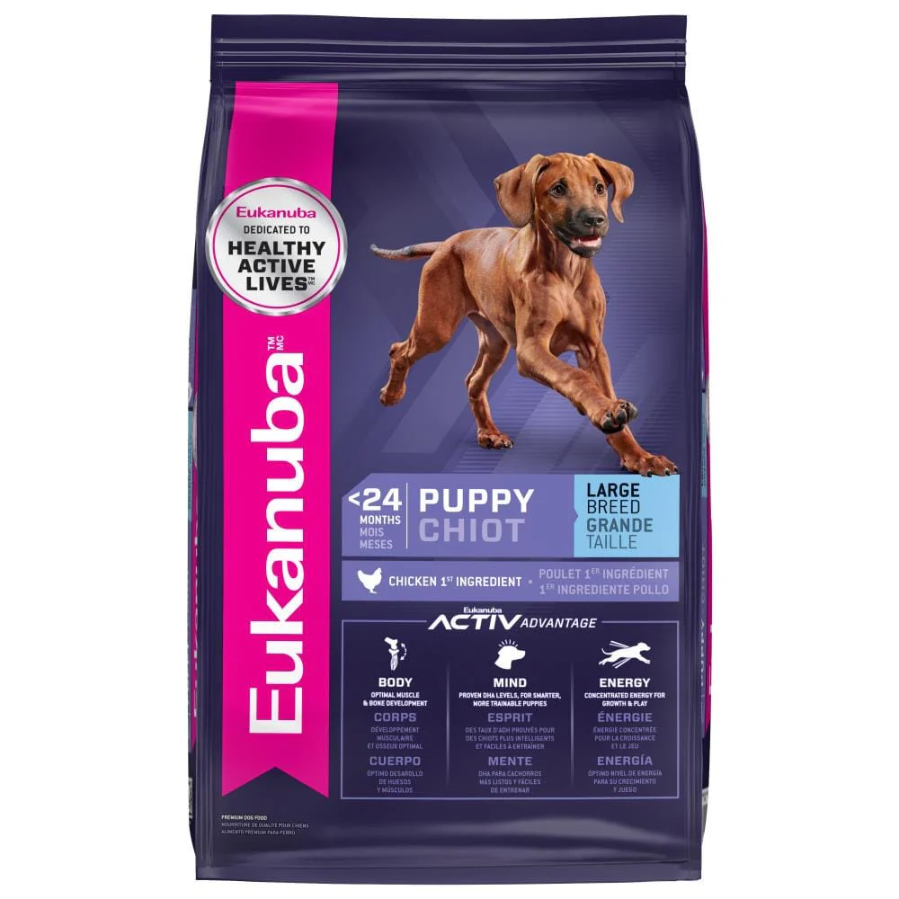 Eukanuba Chicken Activ Advantage Large-Breed Puppy Formula Dry Dog Food - 30 Lbs