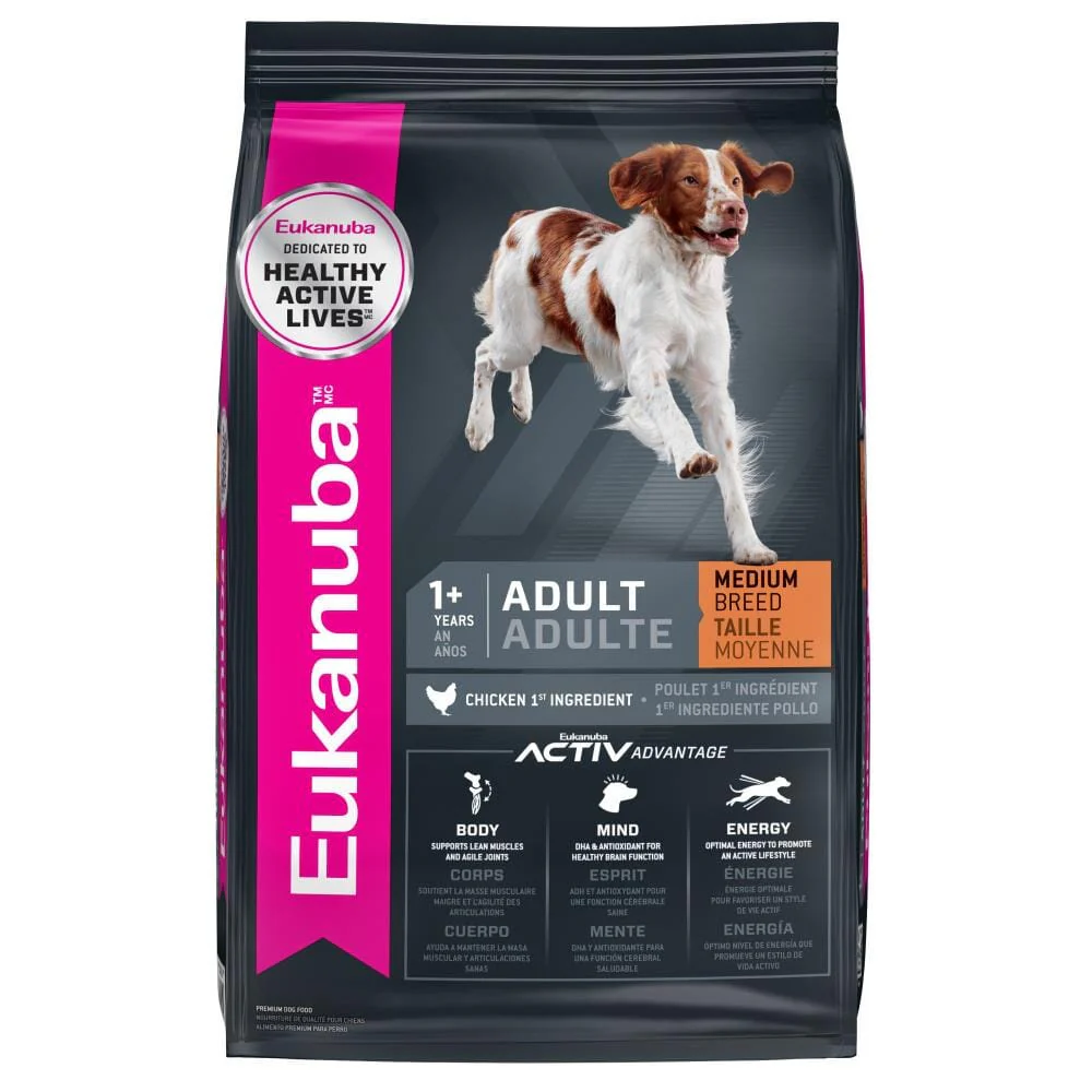 Eukanuba Chicken Activ Advantage Medium-Breed Adult Dry Dog Food - 16.5 Lbs