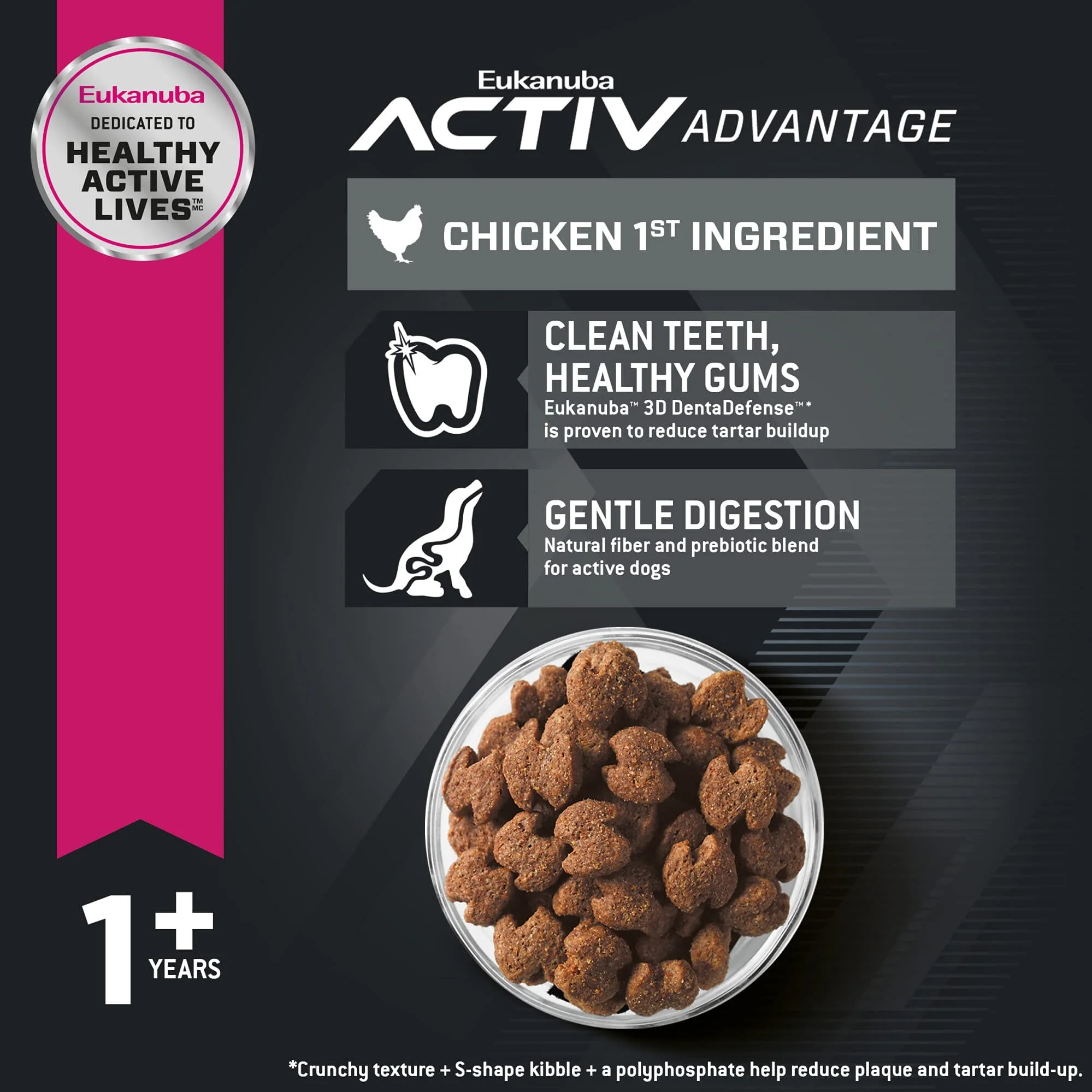 Eukanuba Chicken Activ Advantage Medium-Breed Adult Dry Dog Food - 16.5 Lbs - Image 4