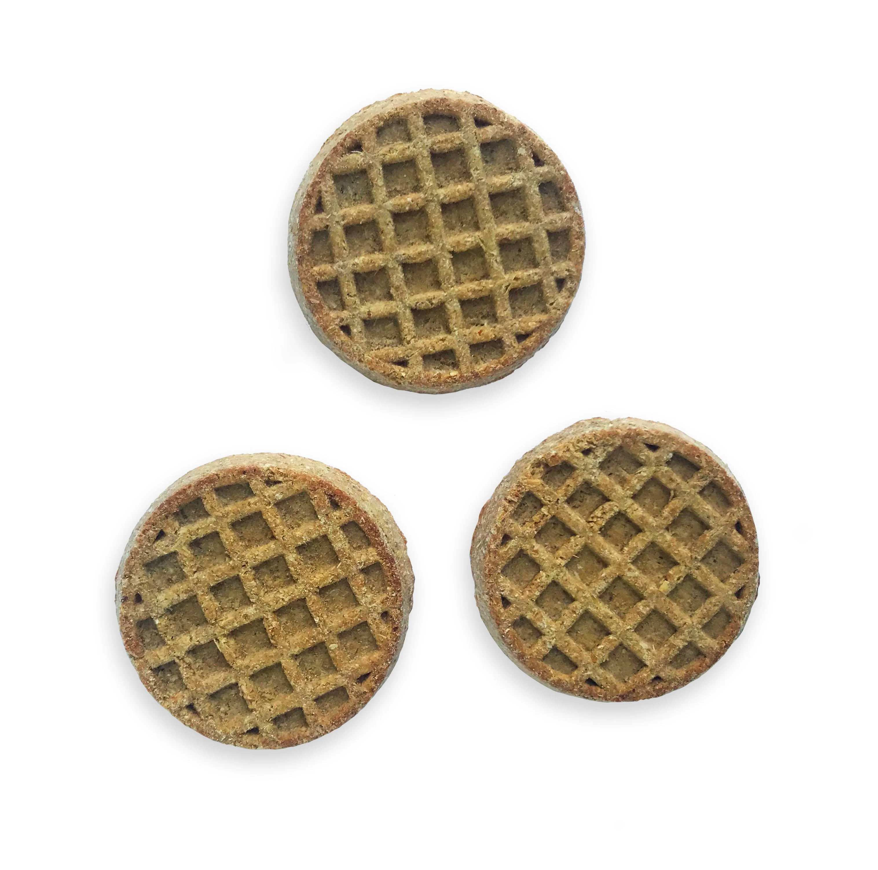 Exclusively Pet Dog Wheat/Corn/Soy Free Waffles - Peanut Butter - 16 lb - Image 2
