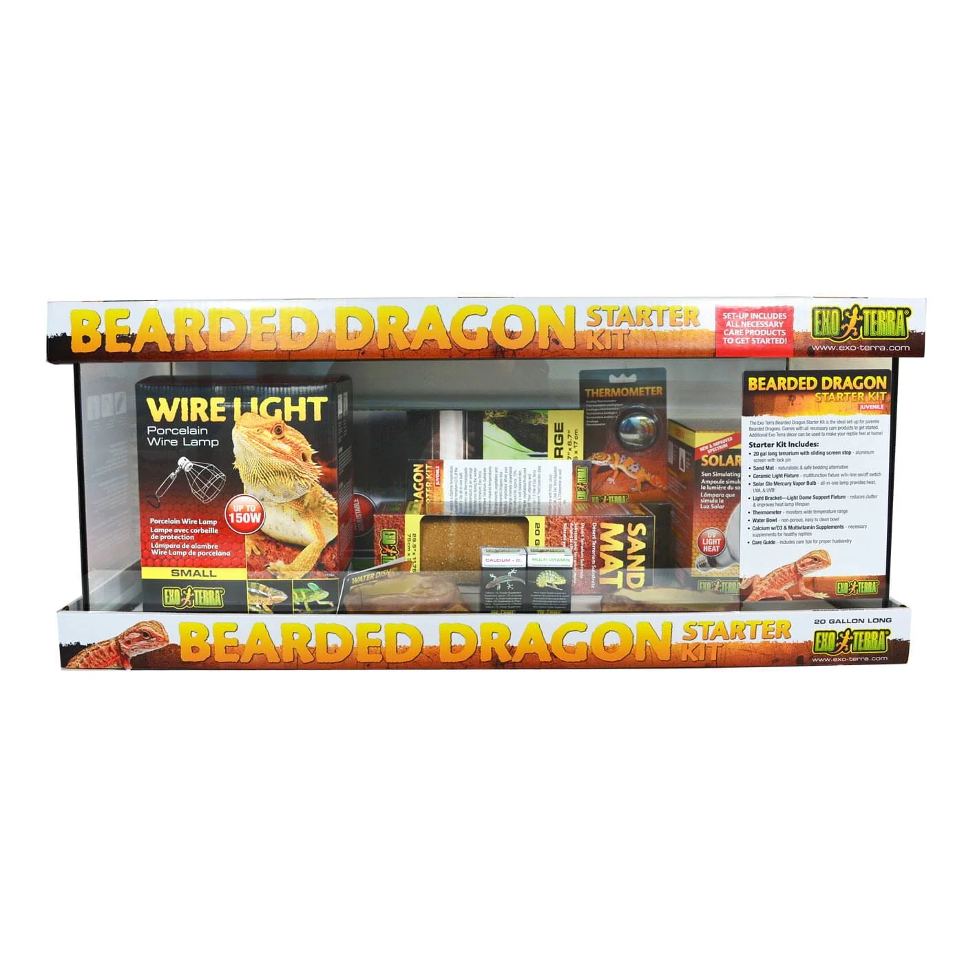 Exo Terra Bearded Dragon Starter Kit - 20 Gallon - Image 2