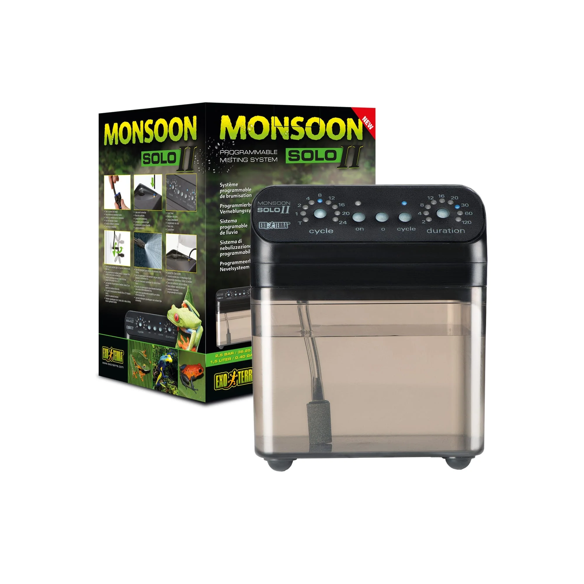 Exo Terra Monsoon Solo II Programmable Reptile Terrarium Misting System - Image 2
