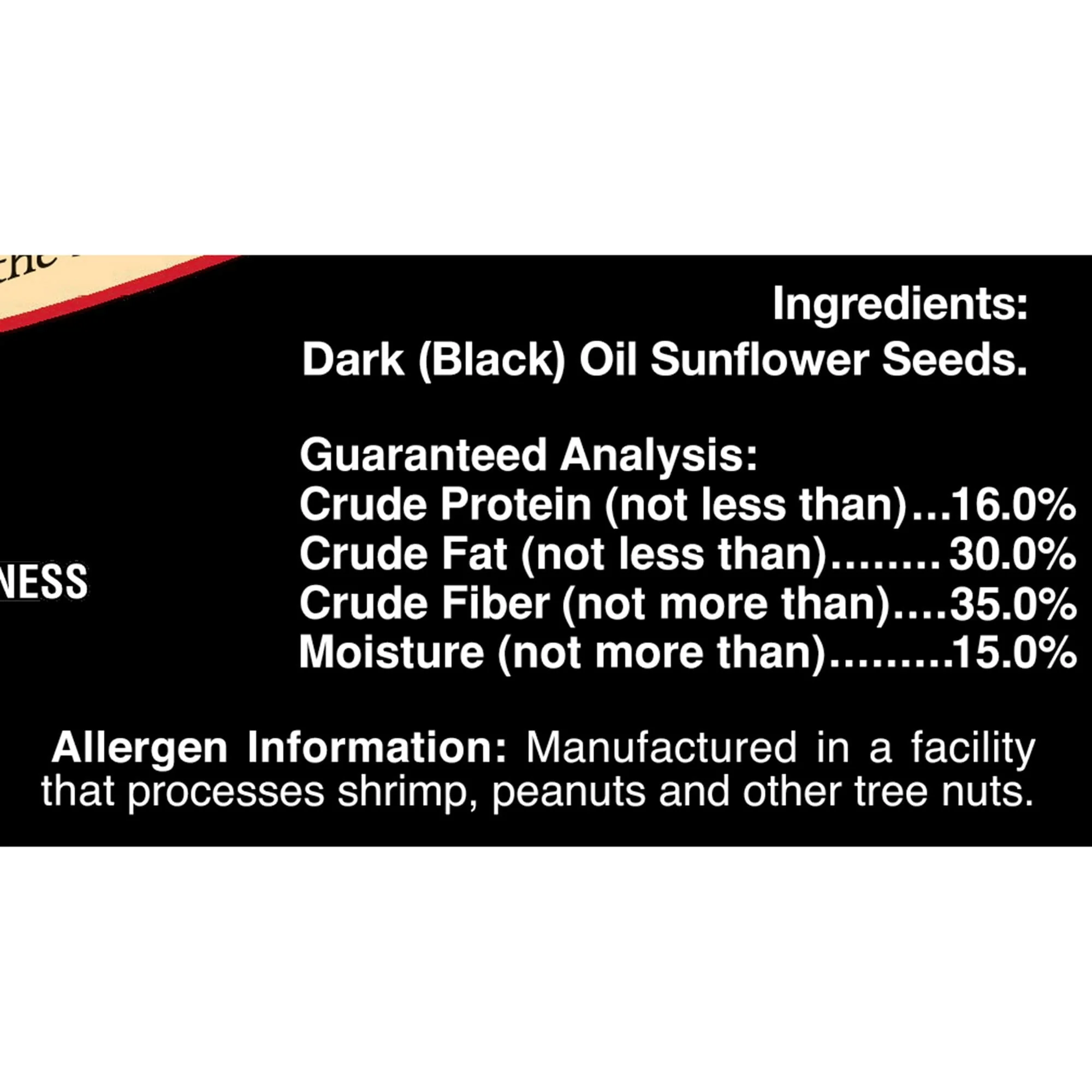 F.M. Brown's Song Blend Dark Sunflower Oil Wild Bird Food - Image 3