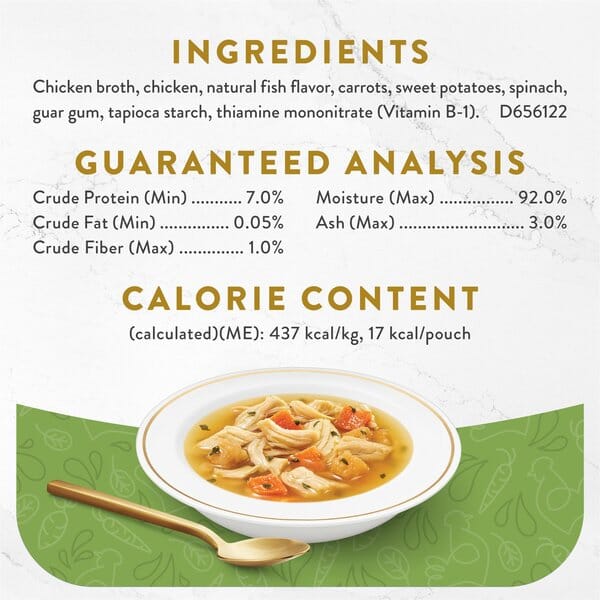 Fancy Feast Classic Broths with Chicken & Vegetables Supplemental Cat Food Pouches - Image 4