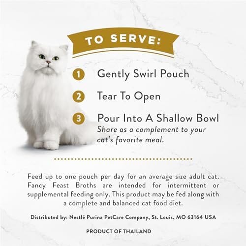 Fancy Feast Classic Broths with Wild Salmon & Vegetables Supplemental Cat Food Pouches - Image 6
