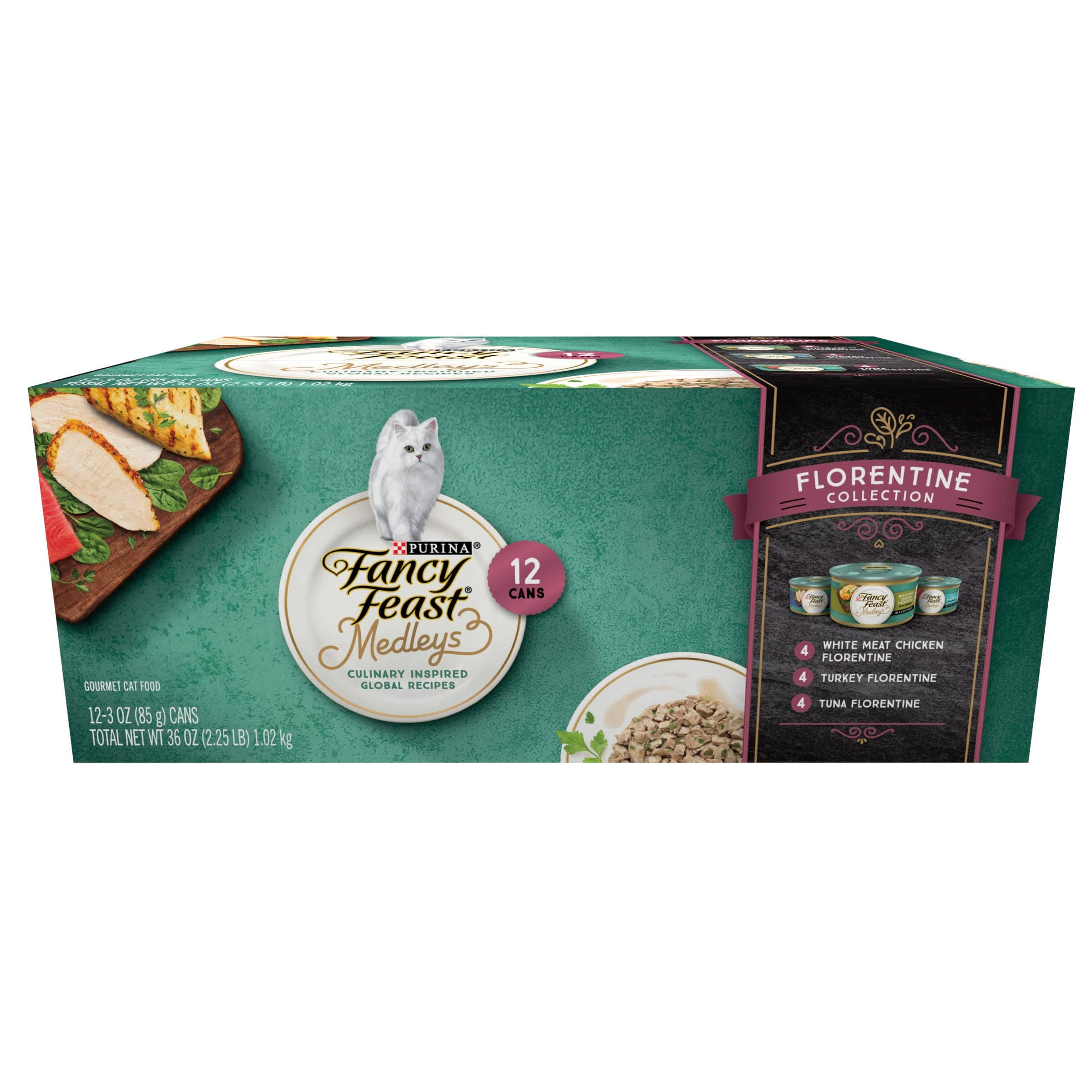 Fancy Feast Elegant Florentine Variety Pack Canned Cat Food - Image 2