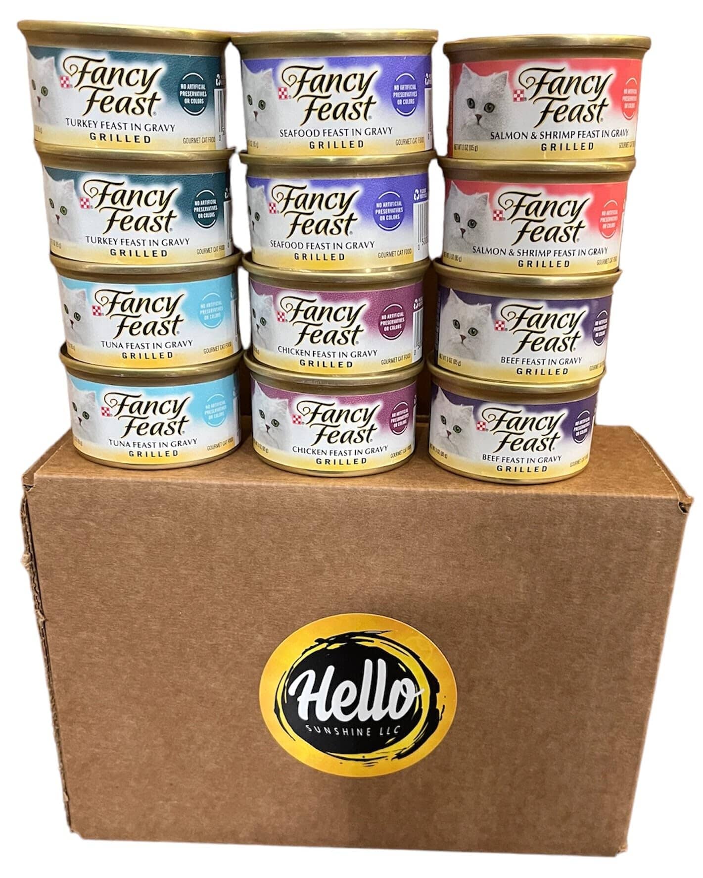 Fancy Feast Grilled Seafood Feast in Gravy Cat Food Canned