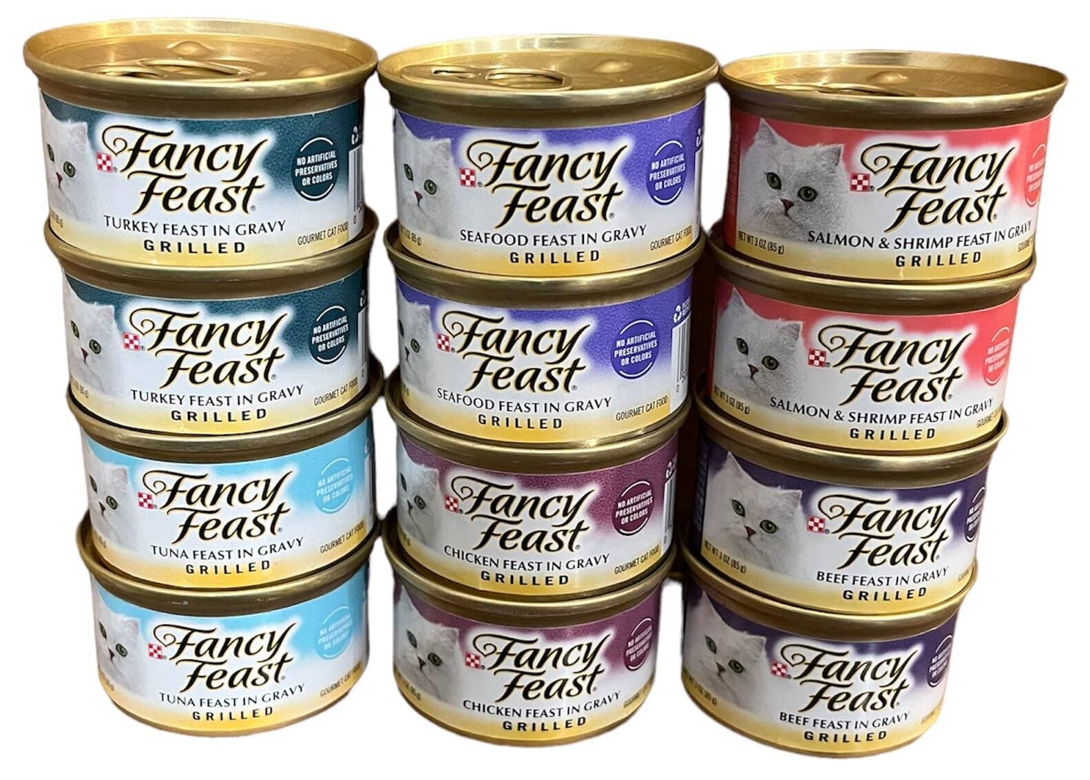 Fancy Feast Grilled Seafood Feast in Gravy Cat Food Canned - Image 3