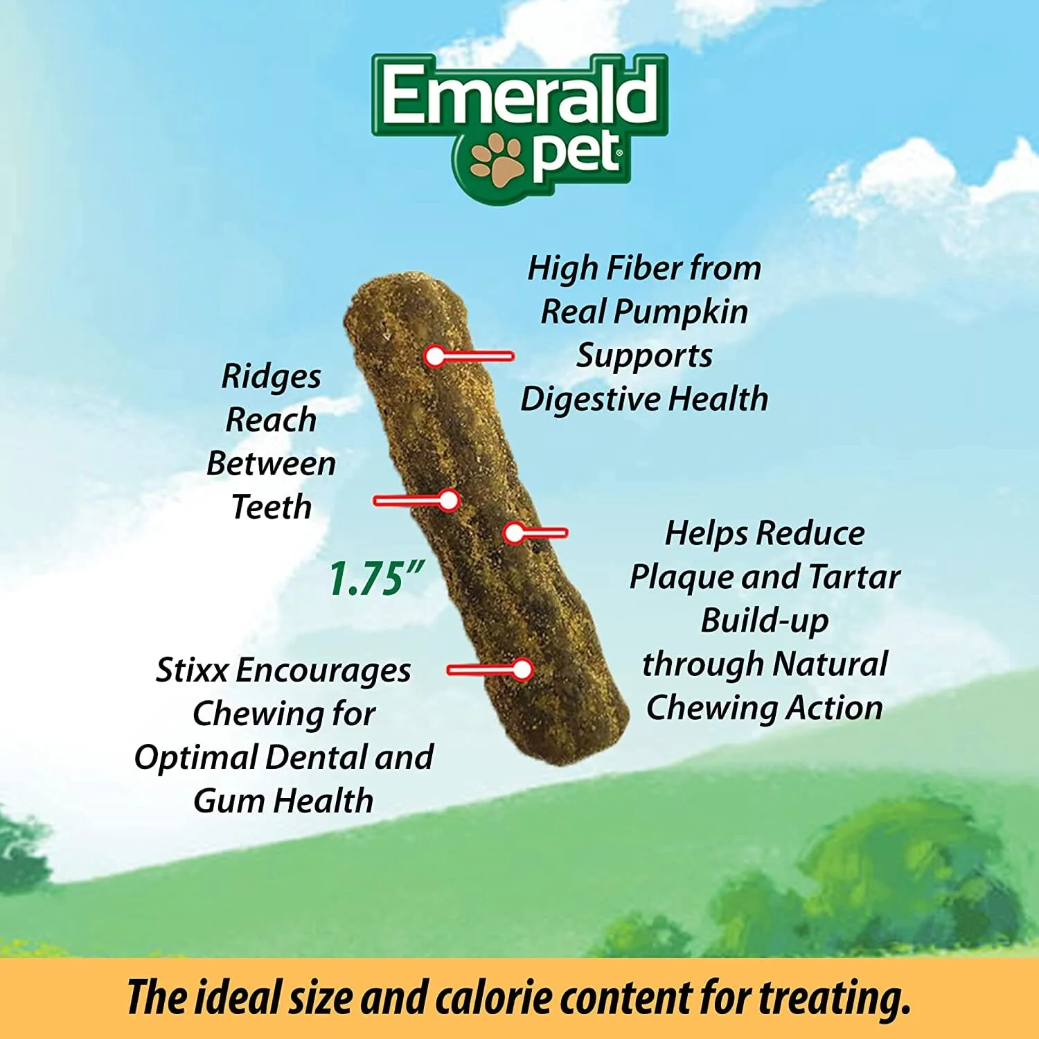 Feline Dental Stixx Emerald Feline Cat Dental Sticks - Salmon - 3.6 Oz - Image 7