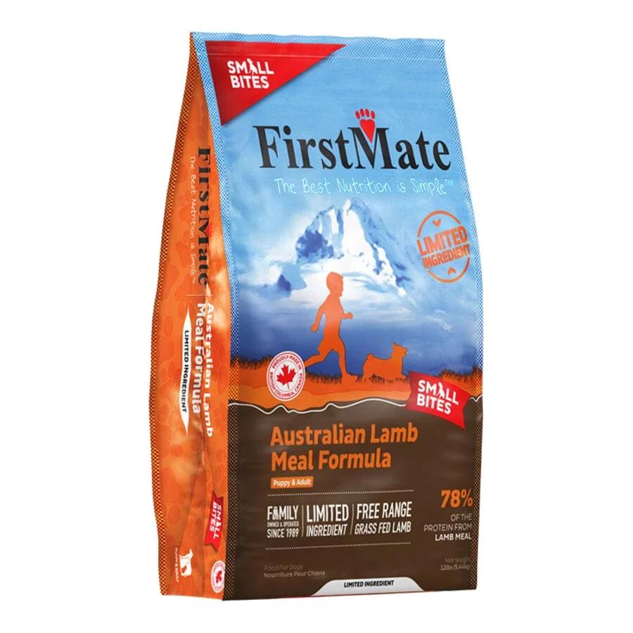 FirstMate Limited Ingredient Diet Grain-Free Small Bites Australian Lamb Dry Dog Food