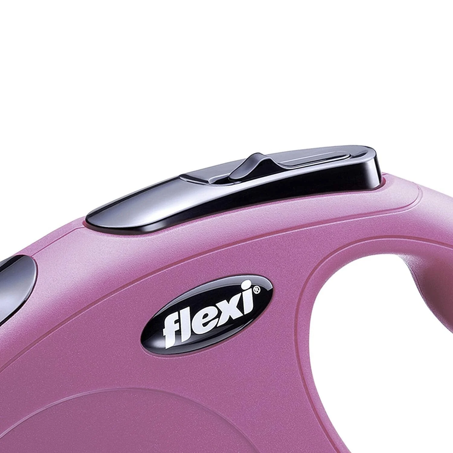 Flexi Classic Tape Rectractable Dog Leash - 26 Lbs - Pink - Extra Small - 10 Feet - Image 2