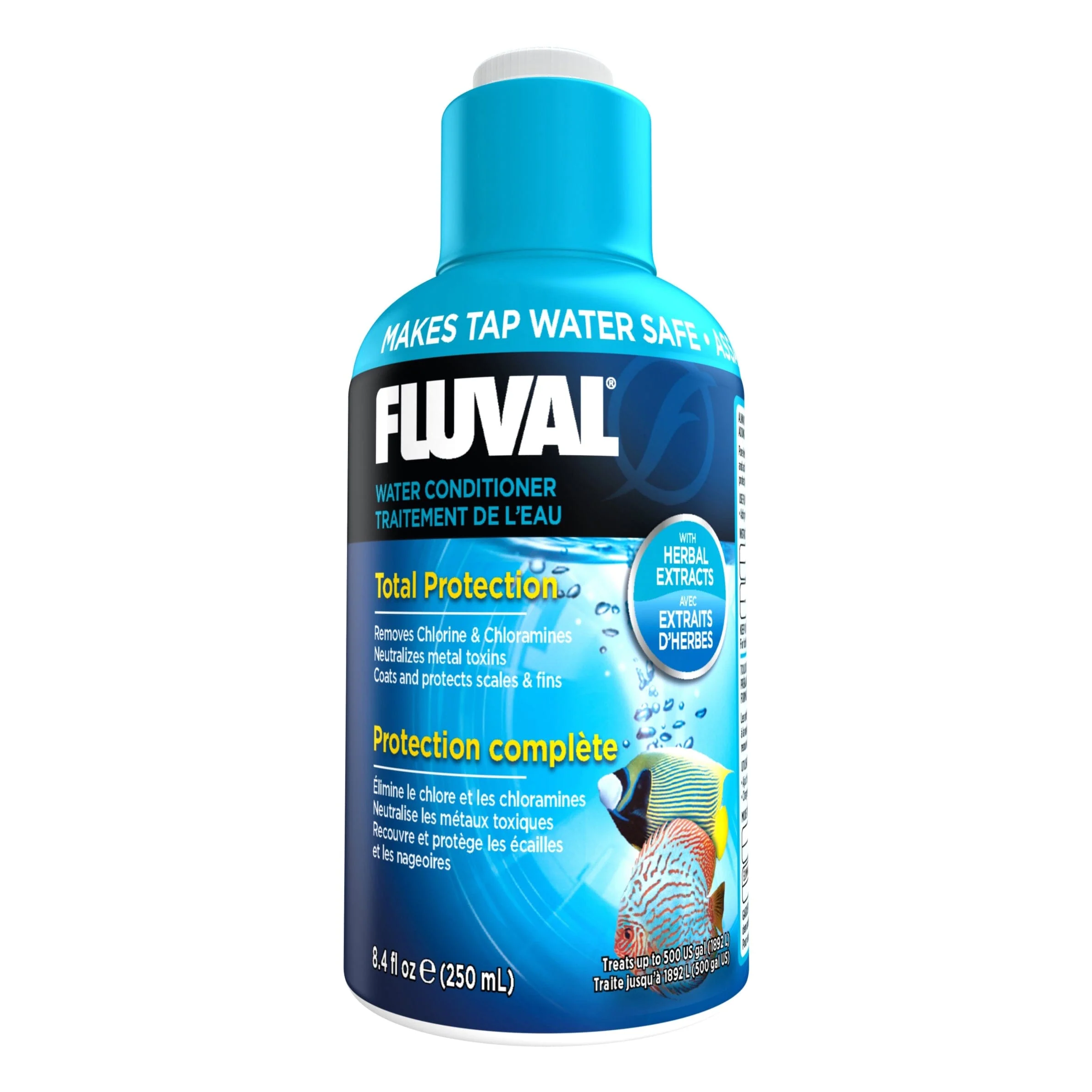 Fluval AquaPlus Freshwater and Saltwater Aquarium Water Conditioner Treatment - Image 7