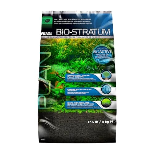 Fluval Bio-Stratum Volcanic Soil Substrate for Freshwater Planted Aquarium