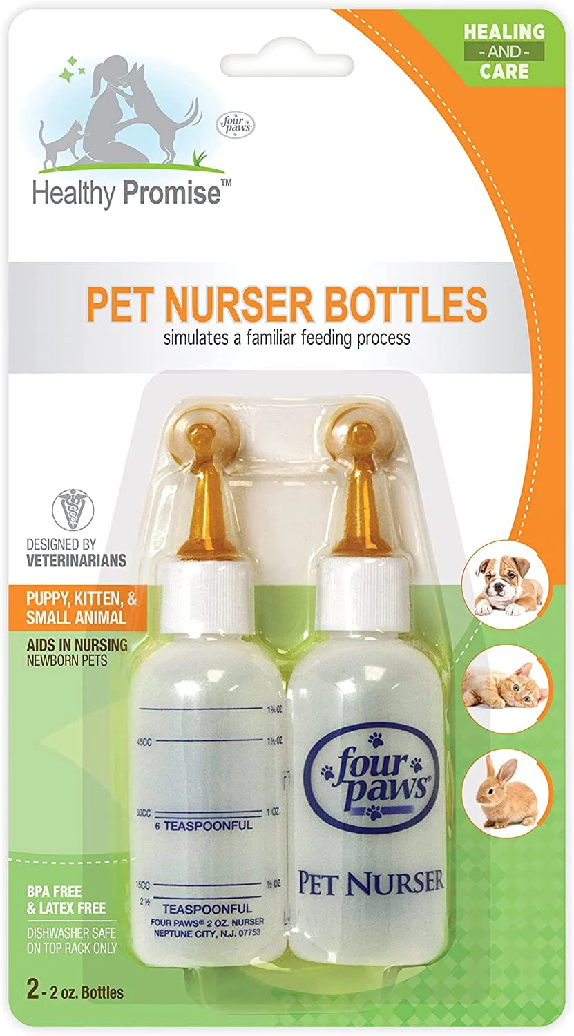 Four Paws Pet Nurser Dog Milk Replacers - 2 Oz - 2 Pack