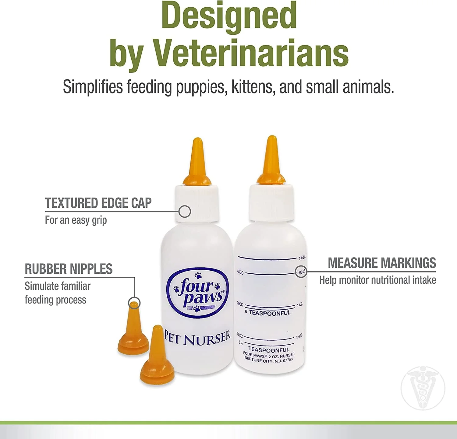 Four Paws Pet Nurser Dog Milk Replacers - 2 Oz - 2 Pack - Image 3