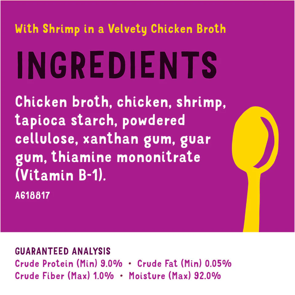 Friskies Natural Grain-Free Lil' Soups With Shrimp In Chicken Broth Cat Food Compliment - Image 9
