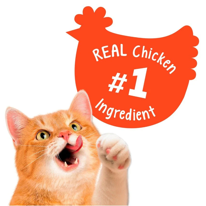 Friskies Party Mix Crunch Original Chicken, Liver and Turkey Cat Treats - Image 4