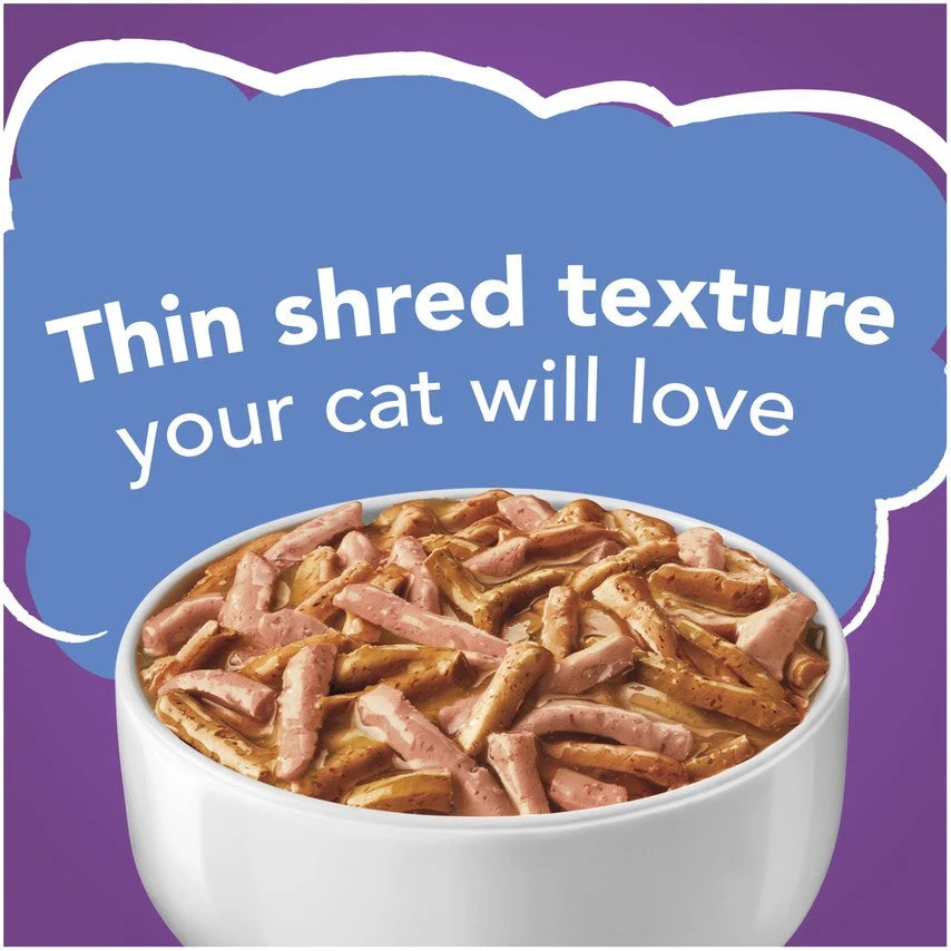Friskies Savory Shreds with Turkey and Giblets Canned Cat Food - Image 5
