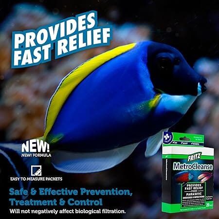 Fritz Aquatics MetroCleanse Freshwater and Saltwater Disease and Infection Packets Fish Medication - Image 4