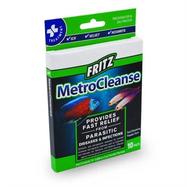 Fritz Aquatics MetroCleanse Freshwater and Saltwater Disease and Infection Packets Fish Medication - Image 5