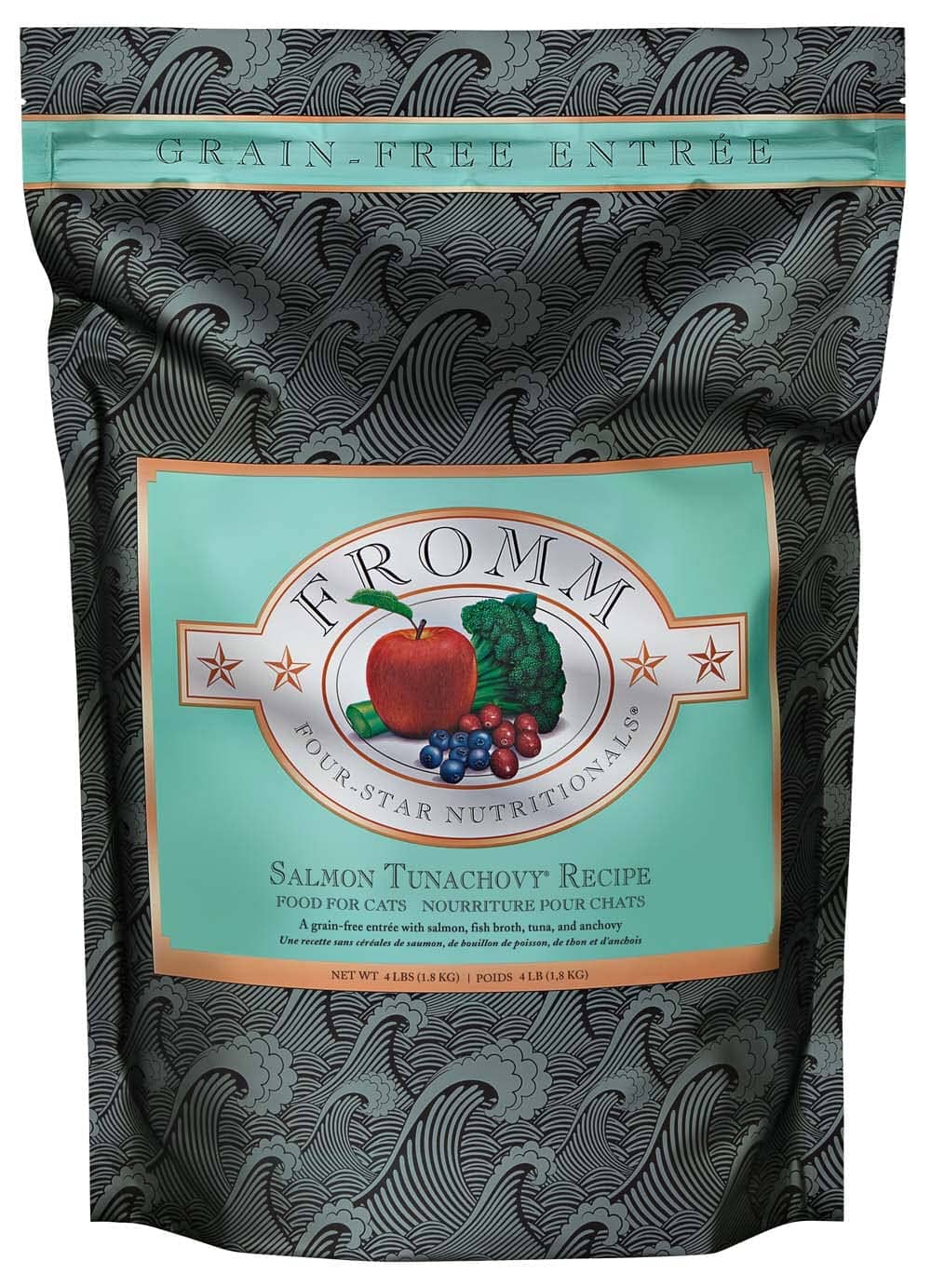 FROMM Four-Star Nutritionals Grain-Free Salmon Tunachovy Dry Cat Food - Image 3