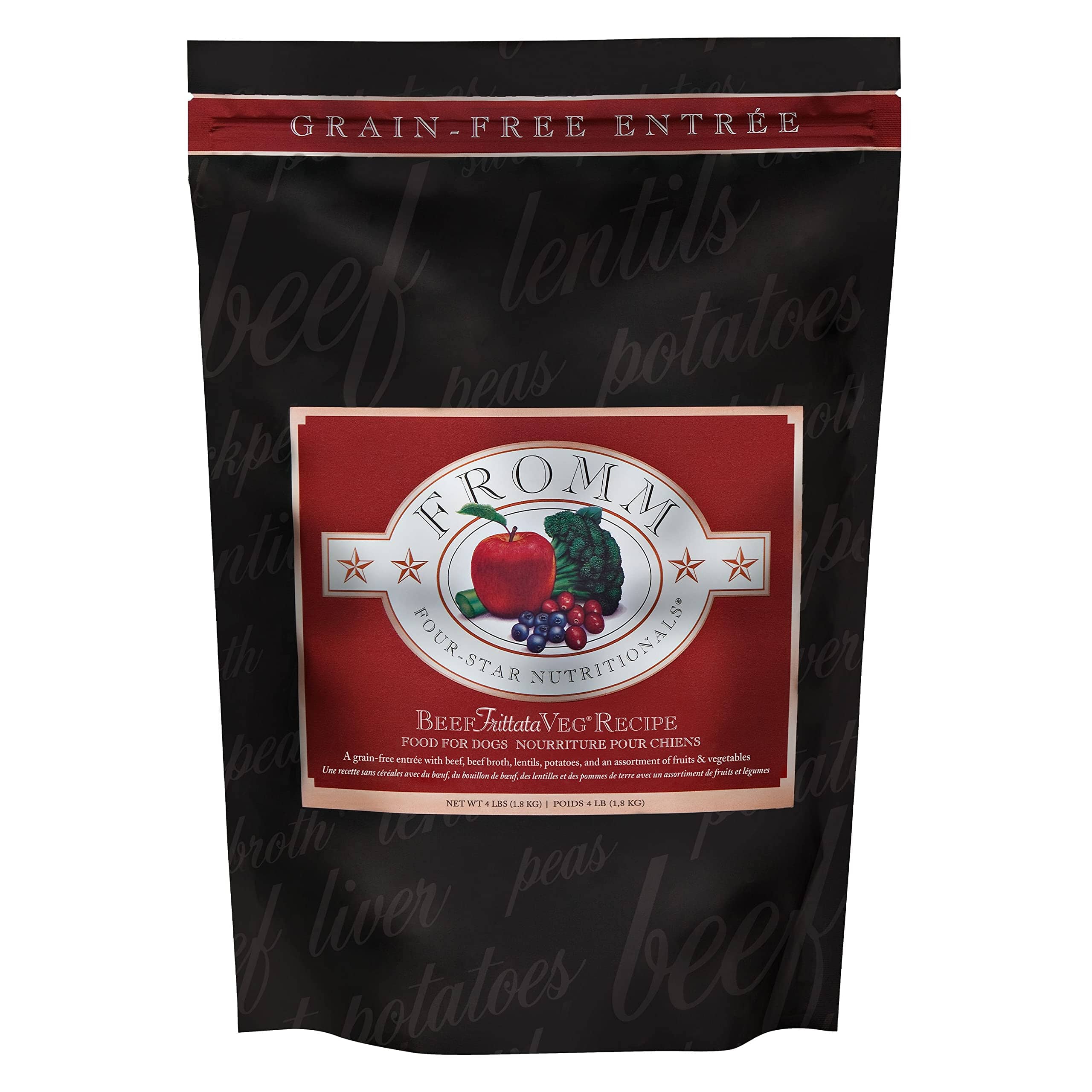 FROMM Four-Star Nutritionals Premium Grain-Free Beef Frittata Vegetable Dry Dog Food - Image 6