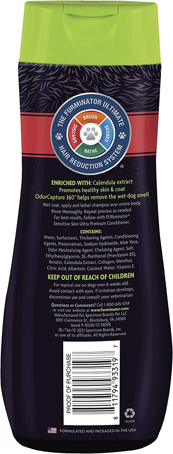 FURminator Sensitive Skin Dog Shampoo - 16 Oz - Image 3