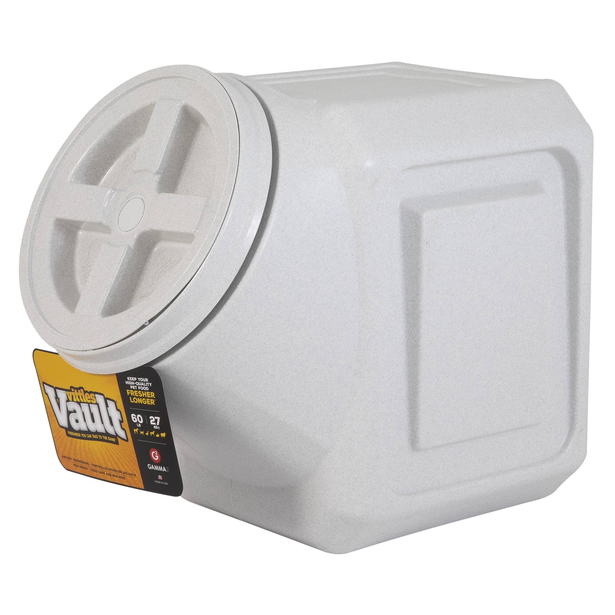 Gamma Vitties Vault Stackable Pet Food Storage Containers - 60 Lbs Capacity - Image 3