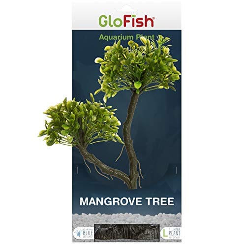 Glofish Plastic Aquarium Plant - Mangrove Tree - Large