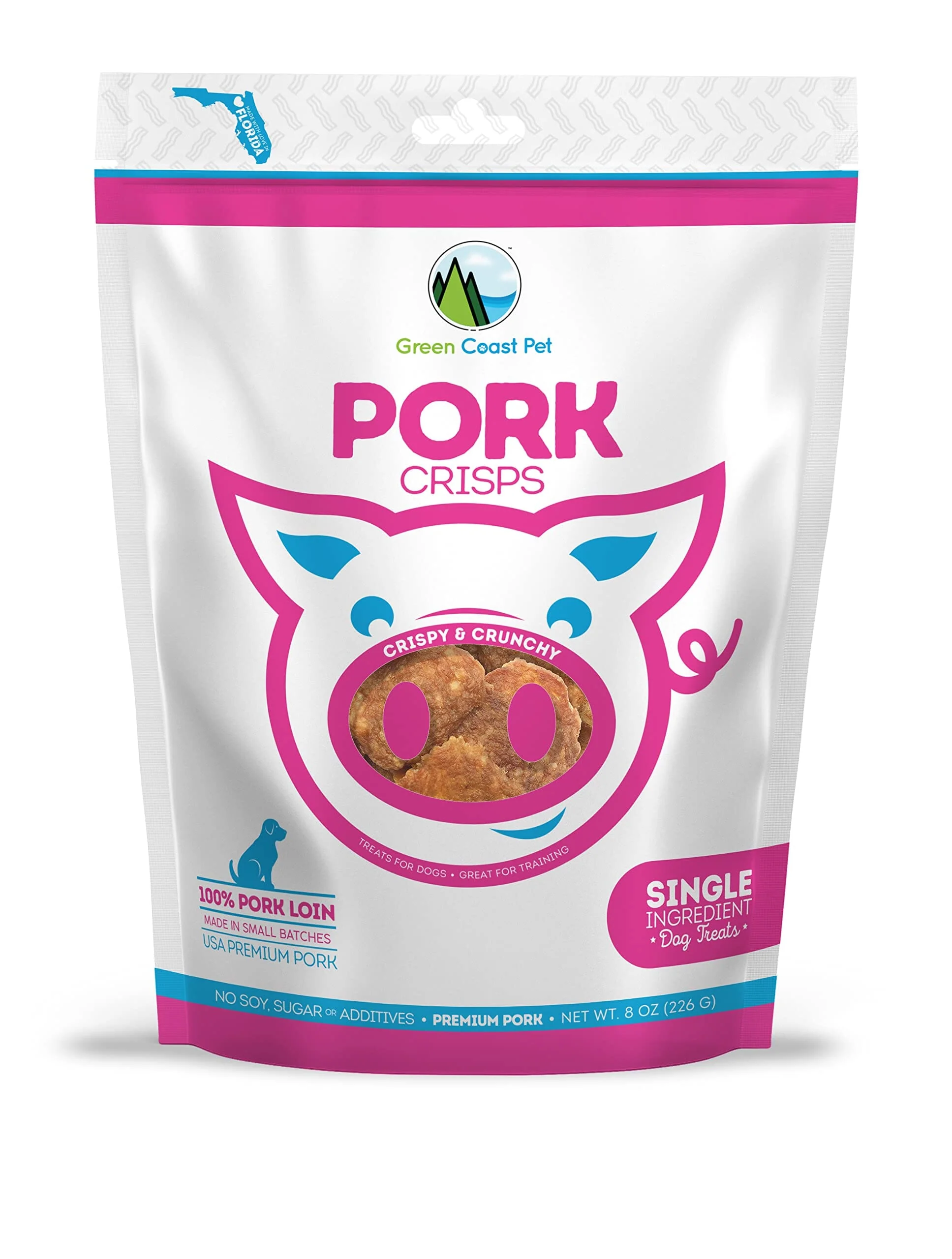 Green Coast Pet Pork Loin Crispy and Crunchy Dog Treats - Image 5