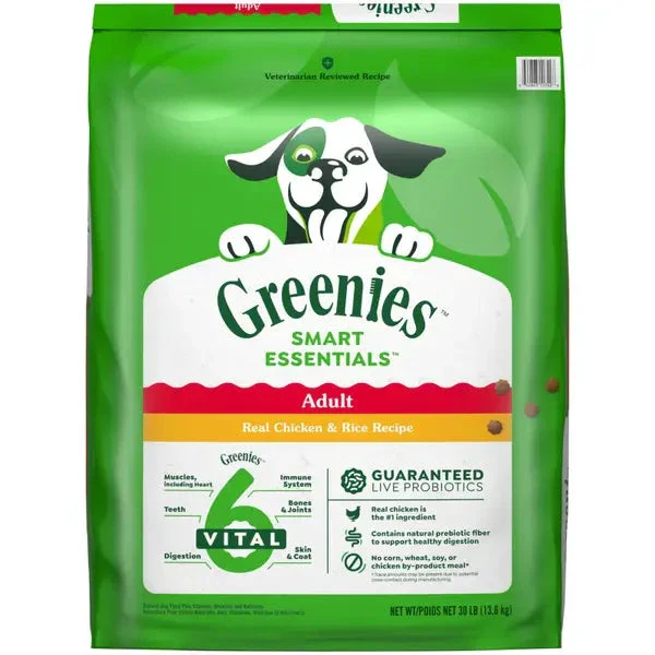 Greenies Smart Essentials High-Protein Chicken and Rice Adult Dry Dog Food