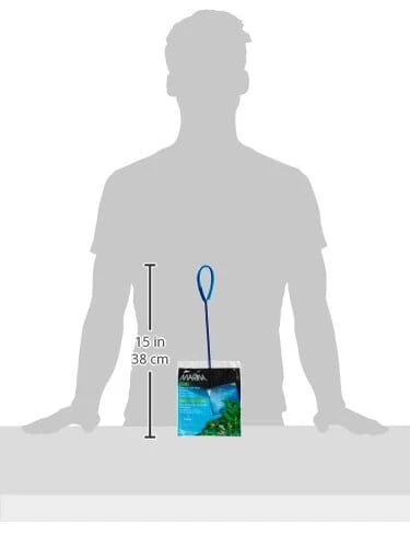 Hagen Marina 5-Inch Fine Nylon Fish Net with 10-Inch Handle - Blue - Image 2