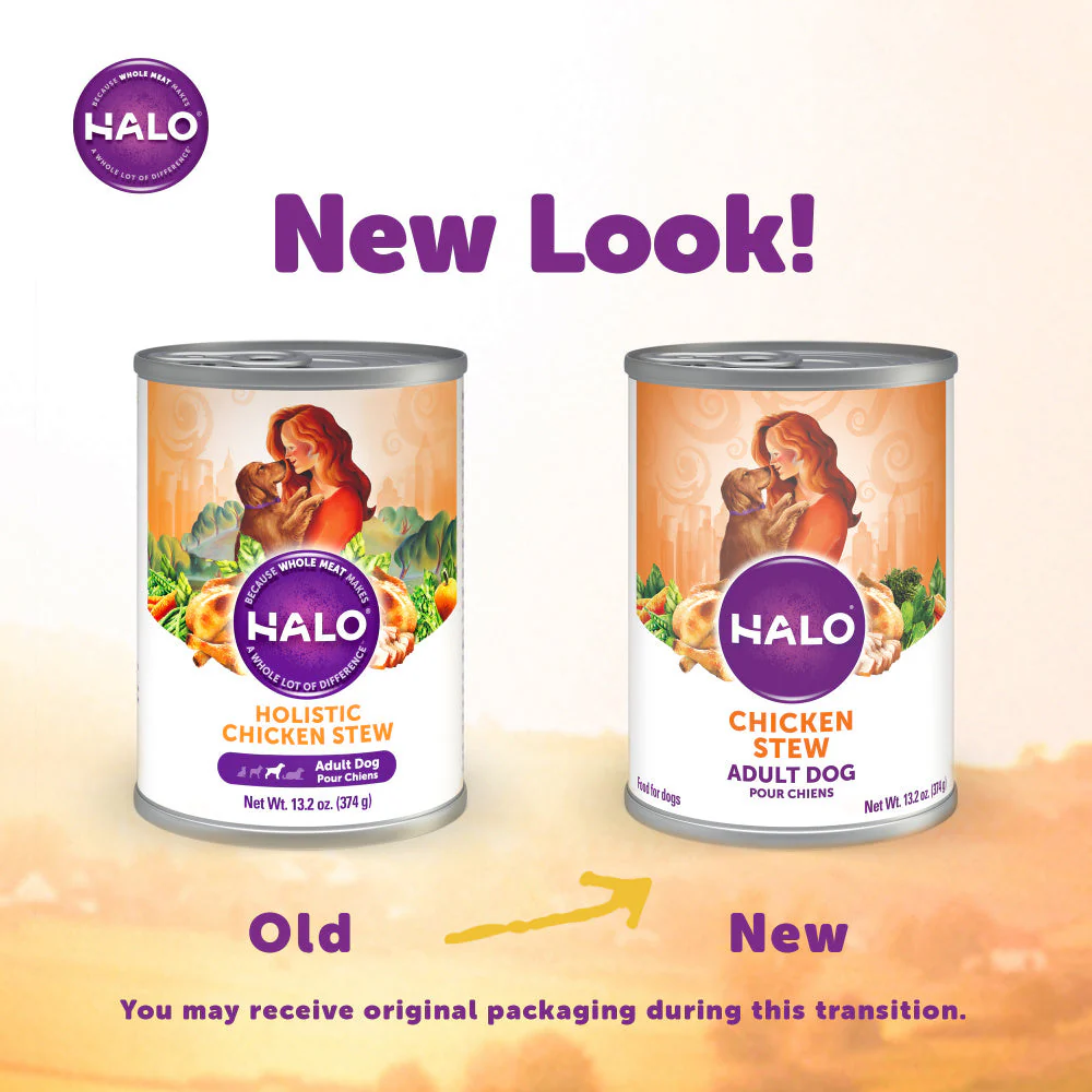 Halo Holistic Adult Chicken Stew Canned Dog Food - Image 4
