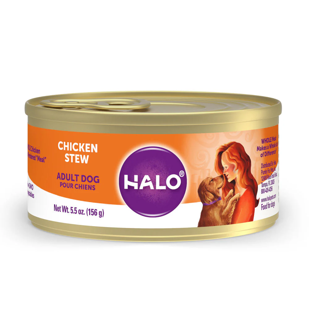 Halo Holistic Adult Chicken Stew Canned Dog Food - Image 5