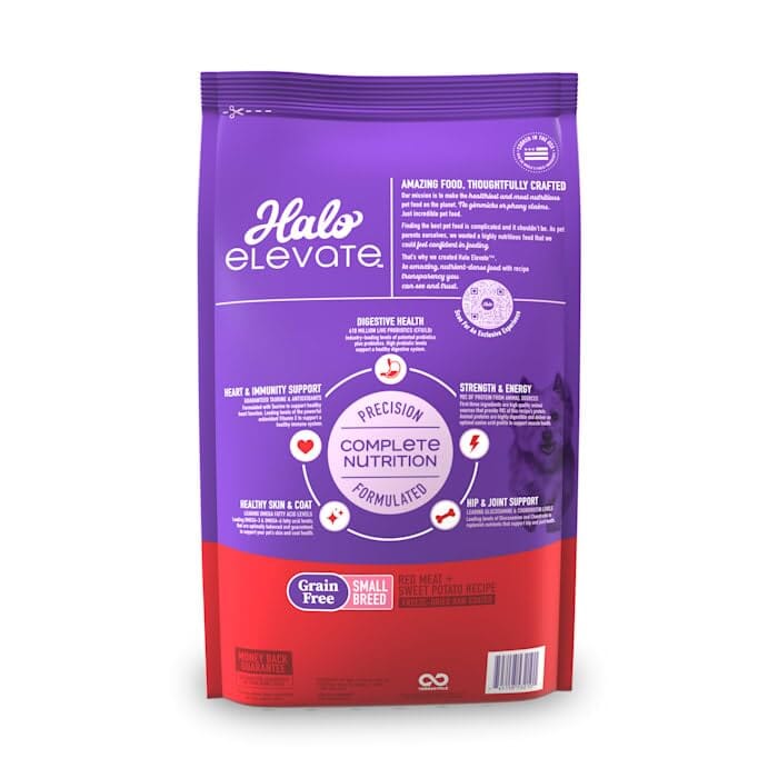 Halo Pets Elevate Grain-Free Red Meat Recipe Small-Breed Dry Dog Food - 10 Lbs - Image 2