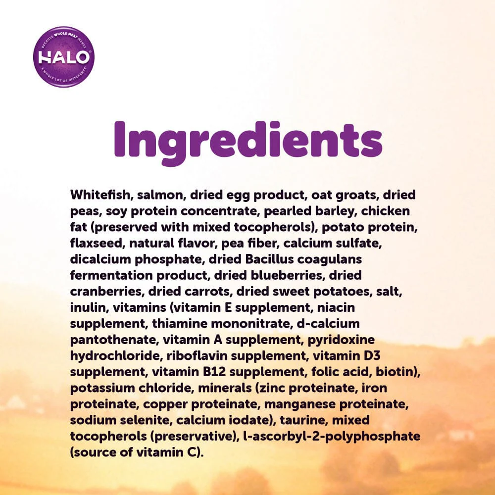 Halo Sensitive Stomach Holistic Seafood Medley Dry Cat Food - Image 6