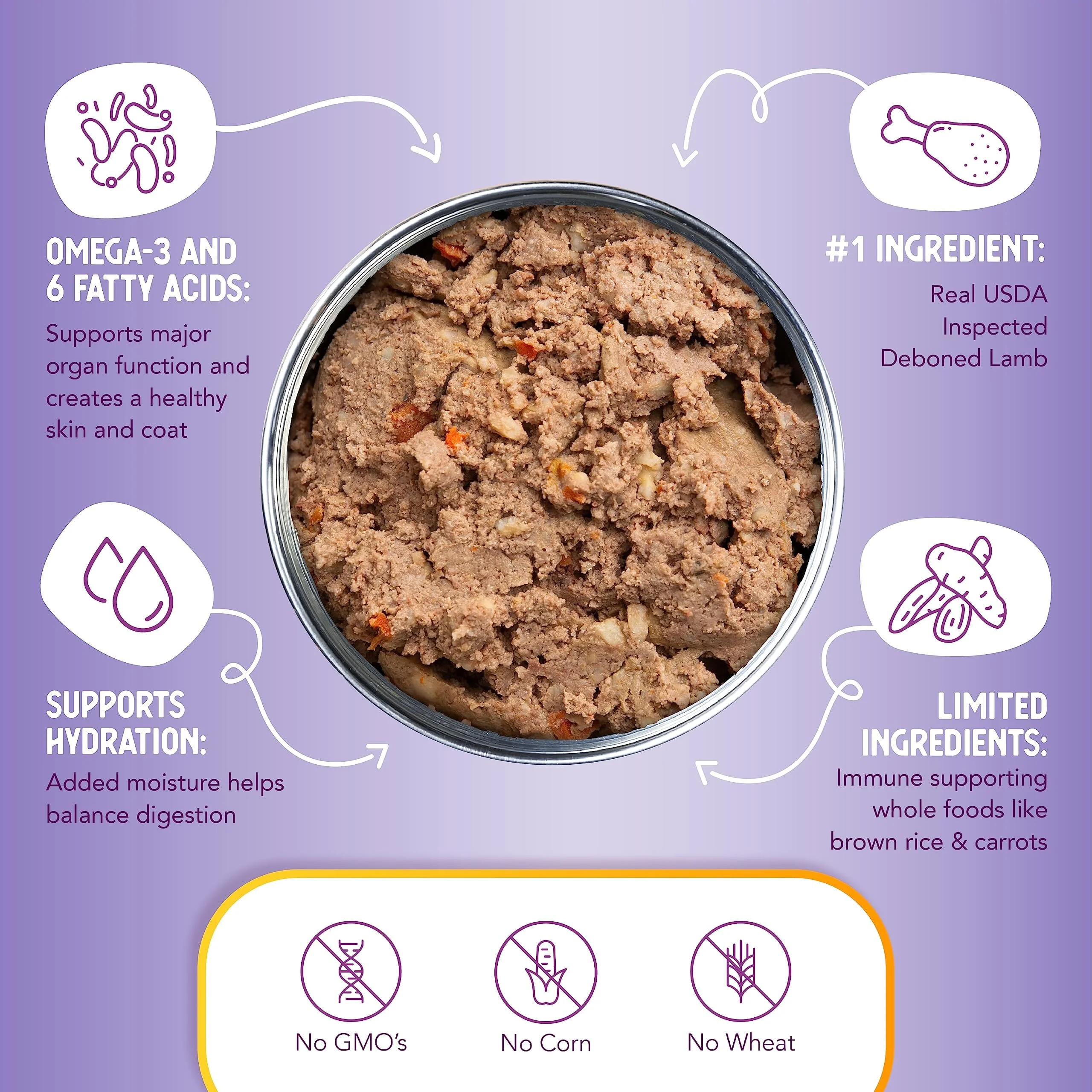 Health Extension Lamb Entrée Canned Dog Food - 12.5 Oz - Case of 12 - Image 3