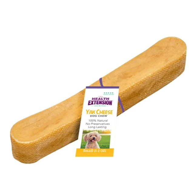 Health Extension Natural Himalayan Yak Cheese Chew Dog Treat - Small 4 Inch