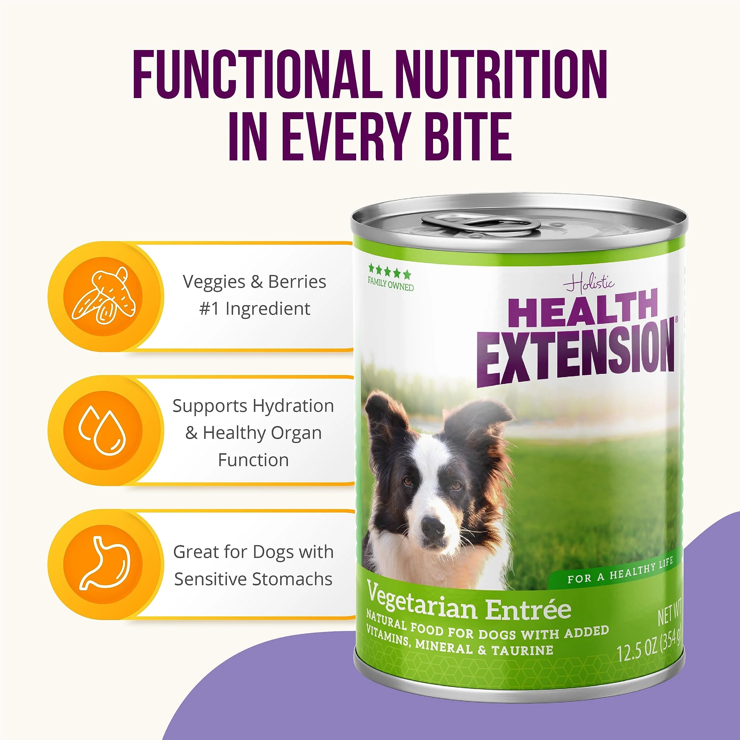 Health Extension Vegetarian Entrée Canned Dog Food - 12.5 Oz - Case of 12 - Image 2