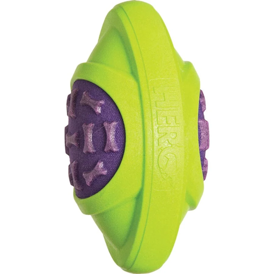Hero Outer Armor Football Fetch and Squeak Floating Dog Toy - Large - Image 2