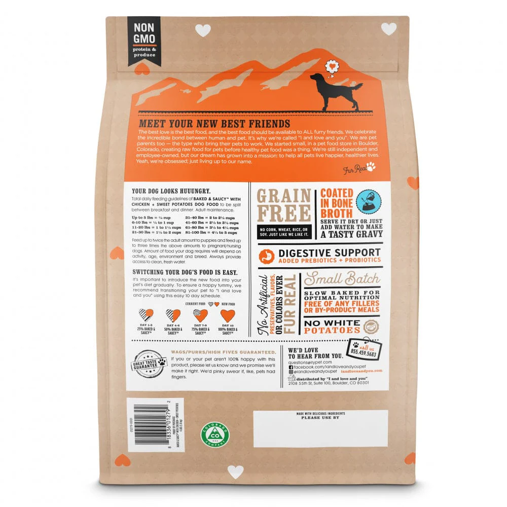 I and Love and You Baked & Saucy Chicken & Sweet Potato Dry Dog Food - Image 2