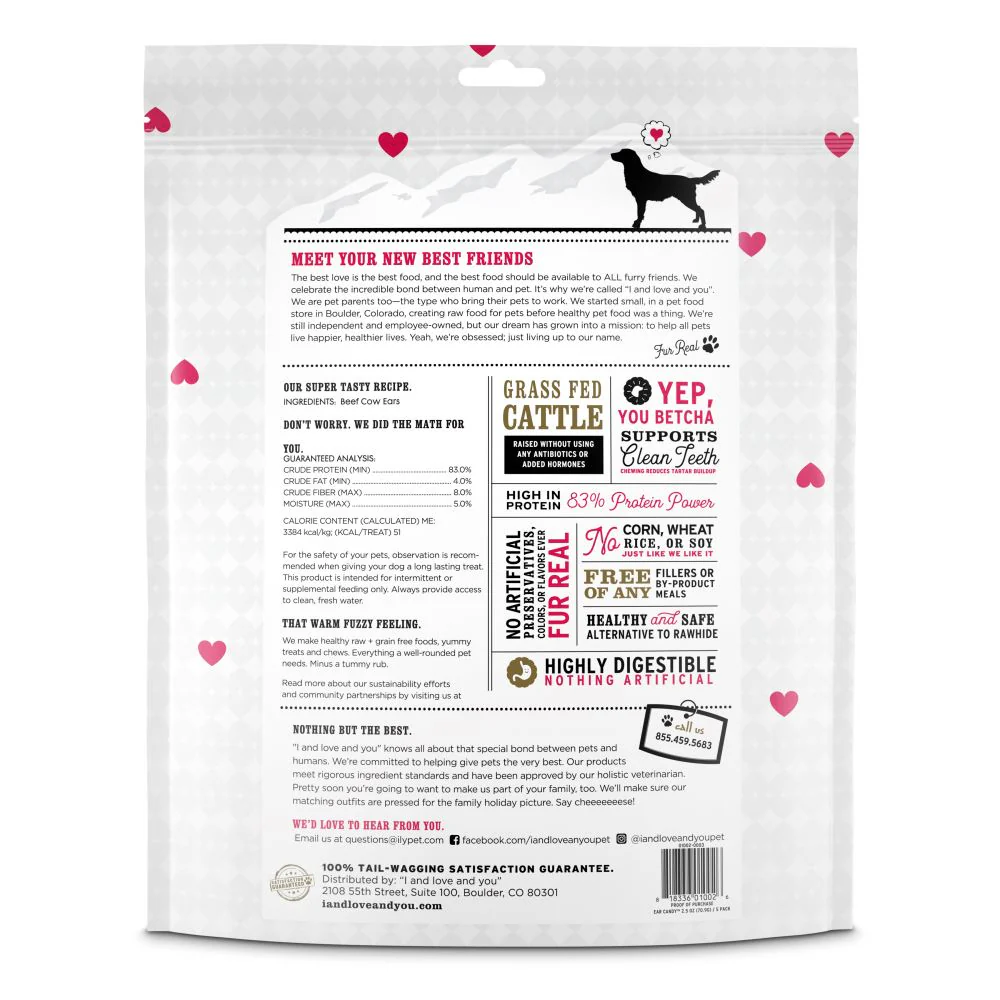 I and Love and You Grain Free Ear Candy Dog Treats - Image 3