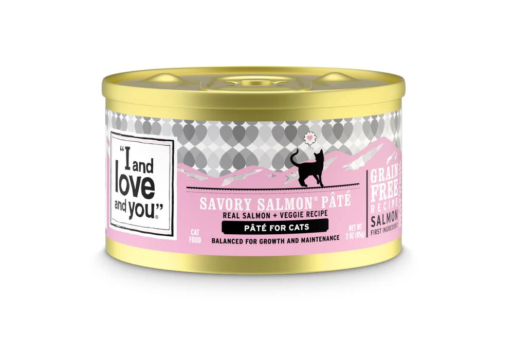 I And Love And You Grain Free Savory Salmon Pate Canned Cat Food